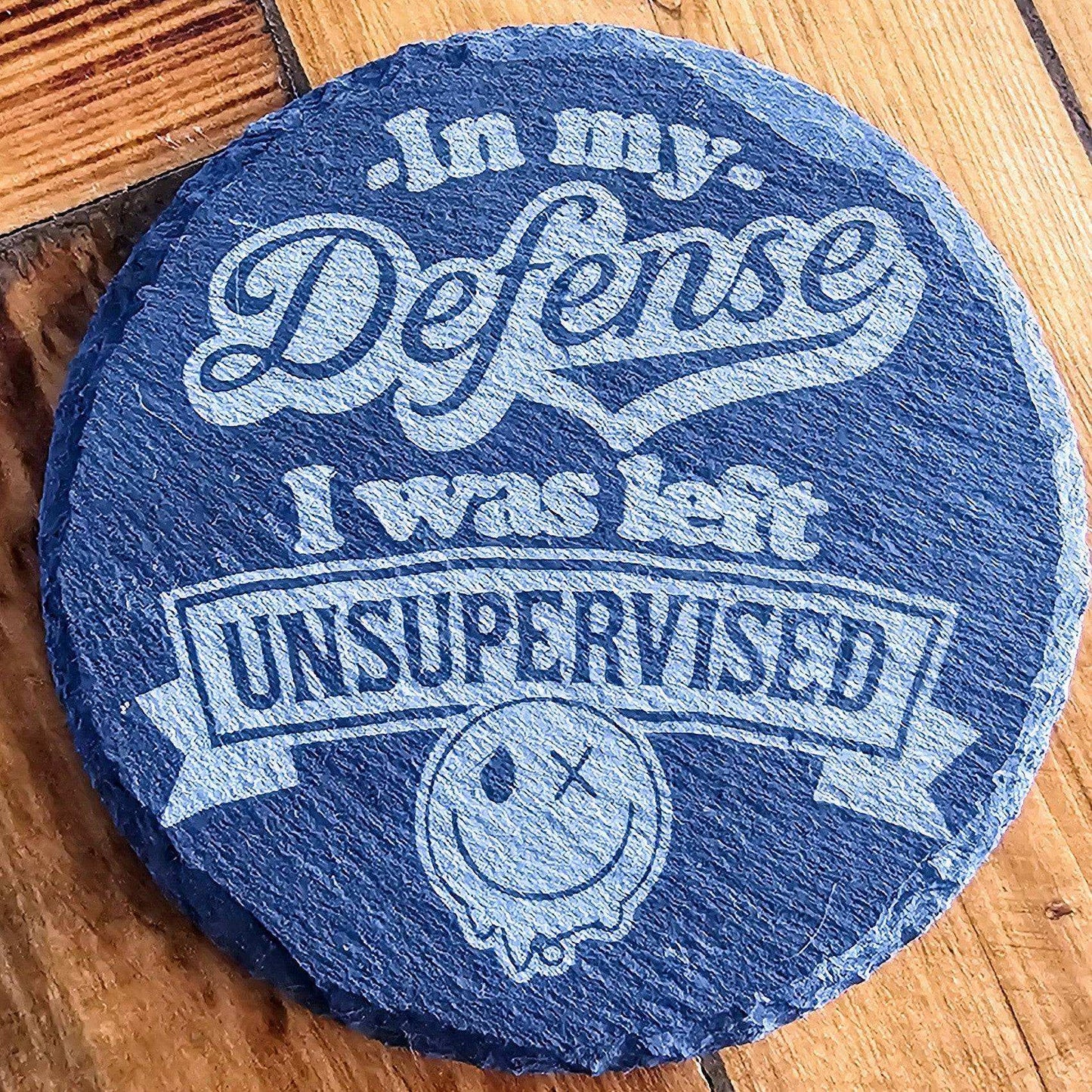 a stone that says in my defense i was left unsupervised